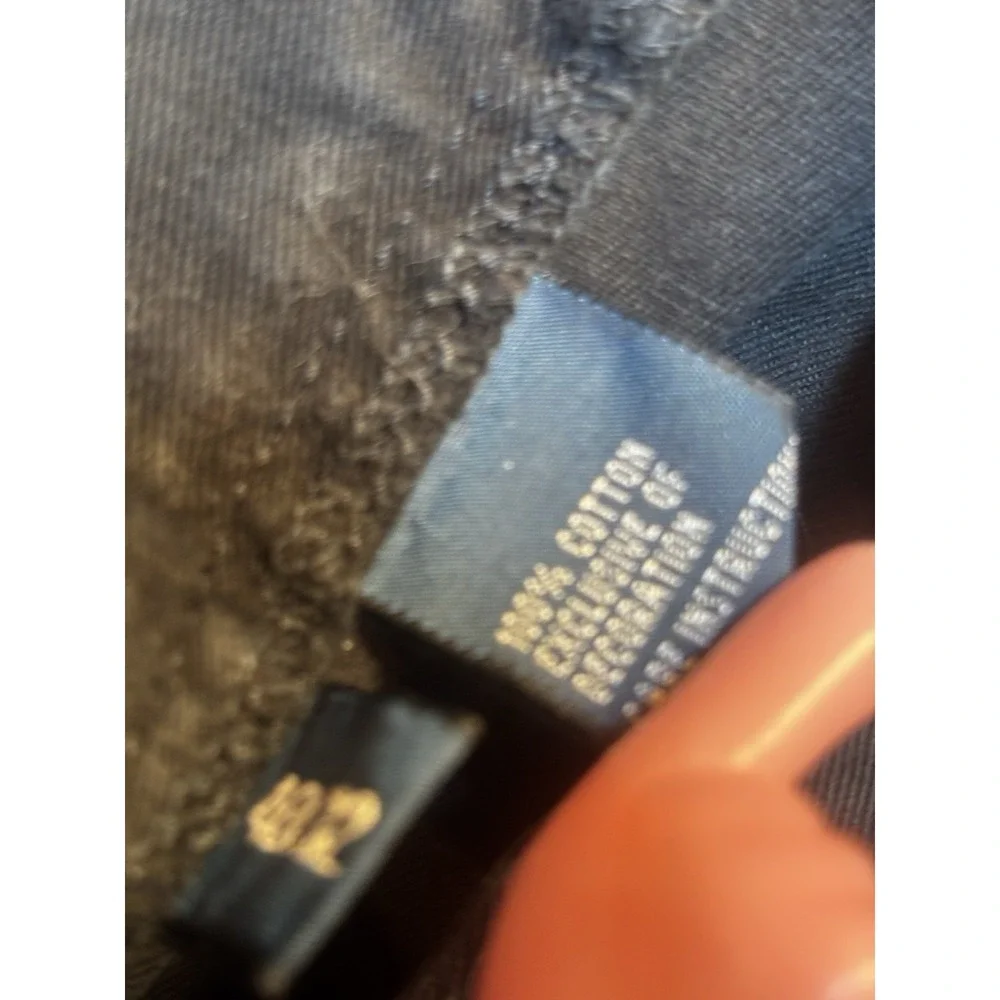 VTG Polo Ralph Lauren Jeans Mens 40x30.5 Authentic Dungarees Classic Faded Black